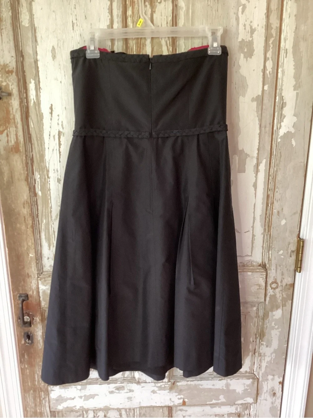Lilly Pulitzer Belinda Rosette Black Strapless Dress - size 6 - Silk Blend - Picture 3 of 11
